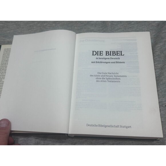 Die Bibel in heutigem Deutsch Die Gute Nachricht Holy Book Hardcover - Picture 3 of 7
